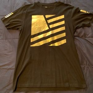 Popular Demand Gold Flag Tee